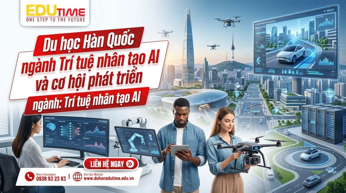 Du học Hàn Quốc ngành Trí tuệ nhân tạo AI và cơ hội phát triển