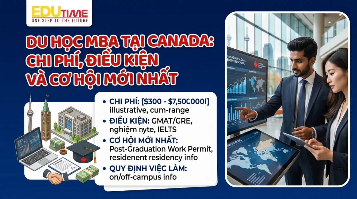 Du học MBA tại Canada: Chi phí, điều kiện và cơ hội mới nhất
