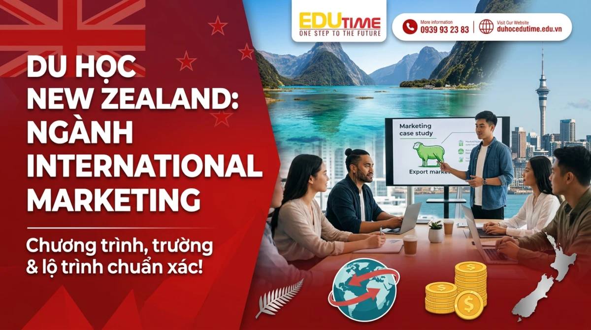 Du học New Zealand ngành International Marketing: Chương trình, trường và lộ