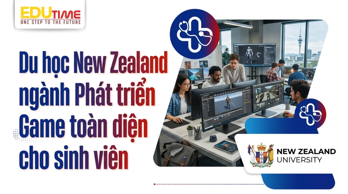 Du học Edutime - Tư vấn du học chuyên biệt 80 Du học New Zealand ngành Phát triển Game toàn diện cho sinh viên