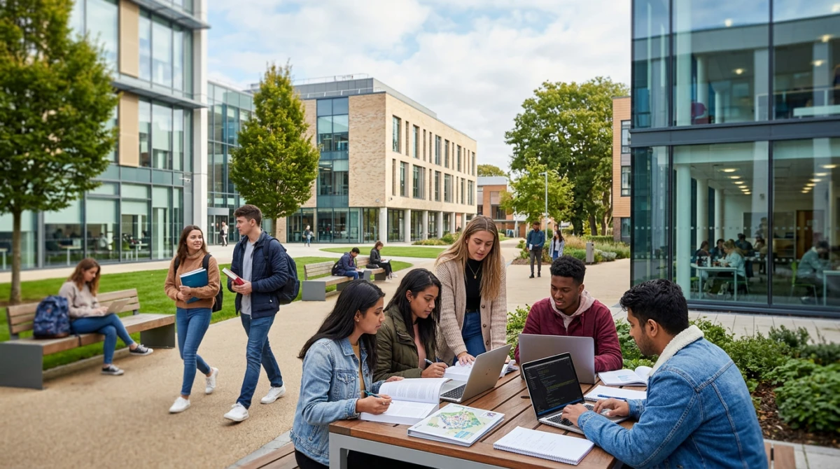 Du học ở Bournemouth: Trường, chi phí và cuộc sống 2 Khu học xá hiện đại và trang thiết bị tiên tiến tại các cơ sở giáo dục ở Bournemouth. - Du học ở Bournemouth