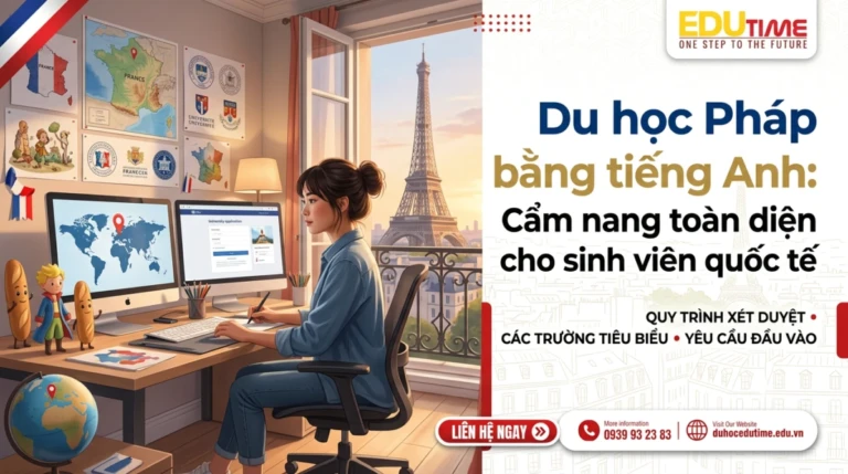 Du Học Pháp Bằng Tiếng Anh: Cẩm Nang Toàn Diện Cho Sinh Viên Quốc Tế