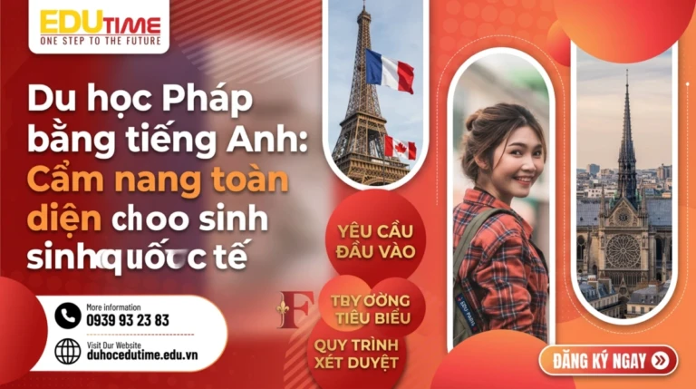 Du học Pháp bằng tiếng Anh: Cẩm nang toàn diện cho sinh viên quốc tế