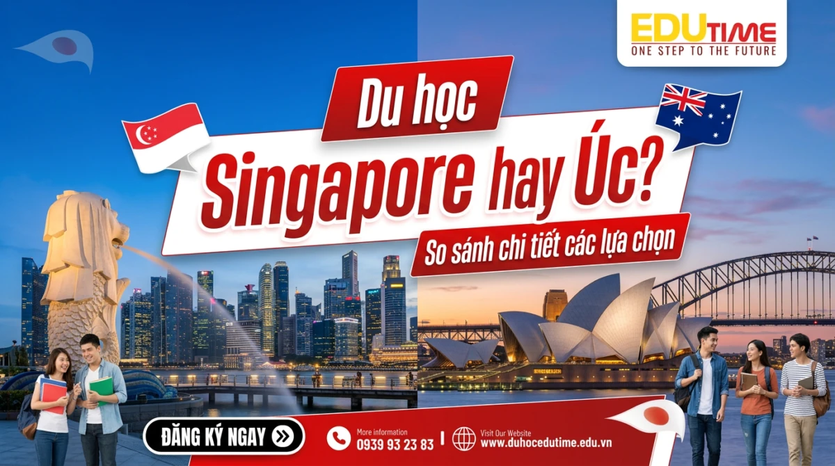 Du học Singapore hay Úc? So sánh chi tiết các lựa chọn