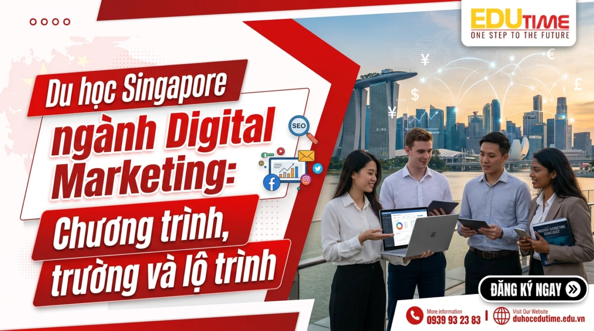 Du học Singapore ngành Digital Marketing: Chương trình, trường và lộ trình