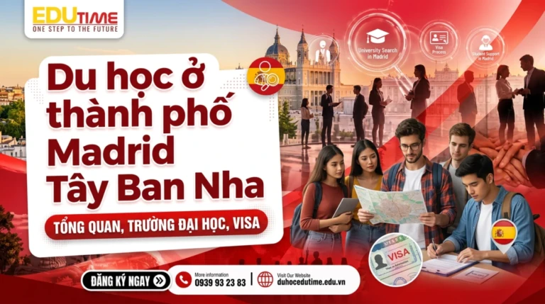 Du học ở thành phố Madrid Tây Ban Nha