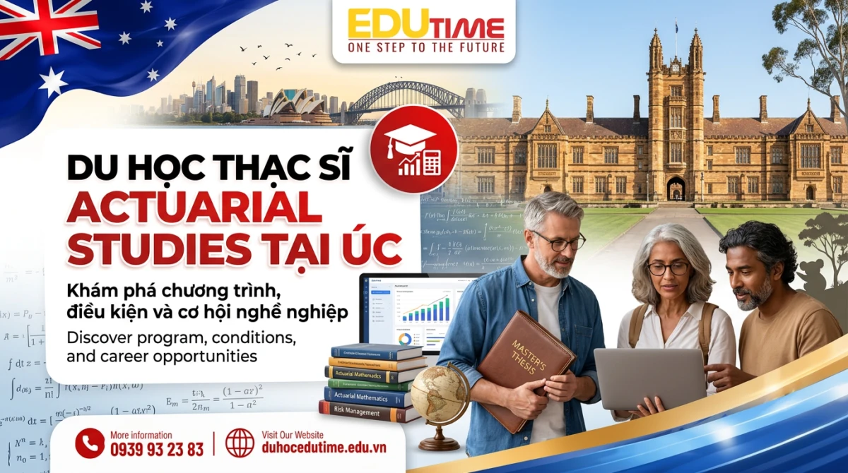 Du học Thạc sĩ Actuarial Studies tại Úc