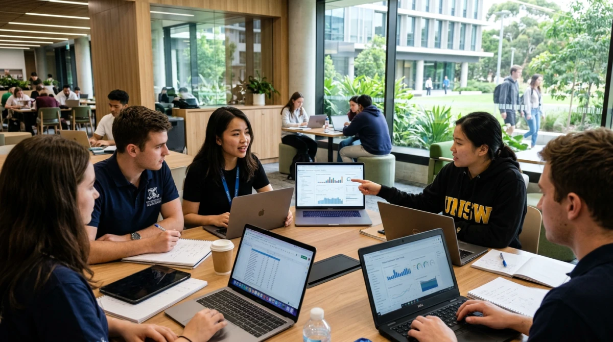 Khuôn viên và không gian học tập tại các trường đại học Úc - Du học Thạc sĩ Business Analytics tại Úc