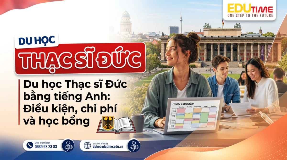 Du Học Thạc Sĩ Đức Bằng Tiếng Anh: Điều Kiện, Chi Phí Và Học Bổng