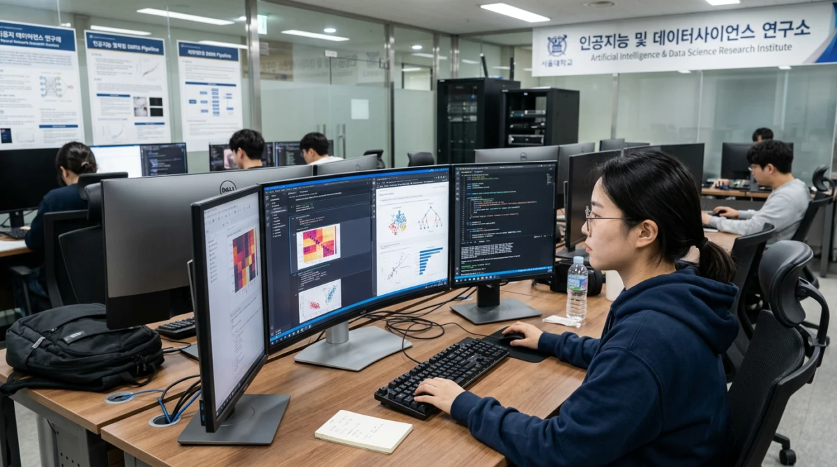 Môi trường nghiên cứu chuyên sâu giúp học viên phát triển kỹ năng phân tích dữ liệu thực tế - Du học Thạc sĩ Hàn Quốc ngành Trí tuệ nhân tạo và Khoa học dữ liệu