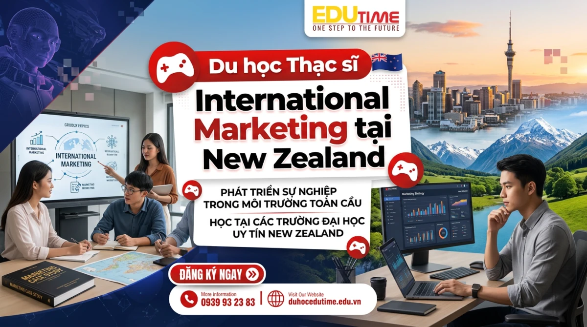 Du học Thạc sĩ International Marketing tại New Zealand