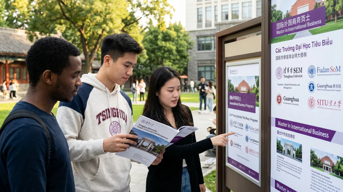 Cơ hội tiếp cận nhiều chương trình học bổng hấp dẫn cho bậc thạc sĩ - Du học Thạc sĩ Kinh doanh quốc tế tại Trung Quốc