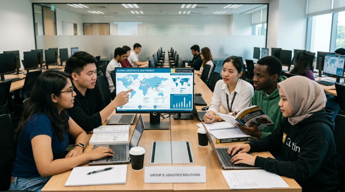 Không gian học tập và nghiên cứu tại Curtin Singapore - Du học Thạc sĩ Logistics Singapore