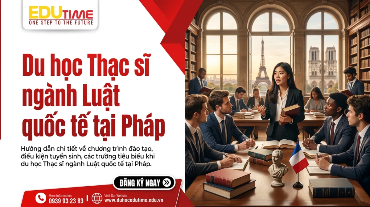 Du học Thạc sĩ ngành Luật quốc tế tại Pháp