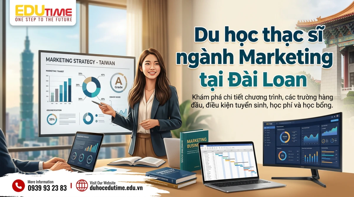 Du học thạc sĩ ngành Marketing tại Đài Loan
