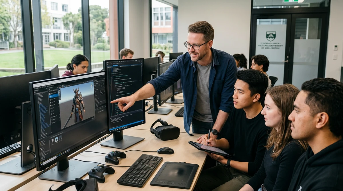 Du học Thạc sĩ ngành phát triển Game tại New Zealand 2 Môi trường thực hành thực tế với các phần mềm và công nghệ phát triển game hiện đại - Du học Thạc sĩ ngành phát triển Game tại New Zealand