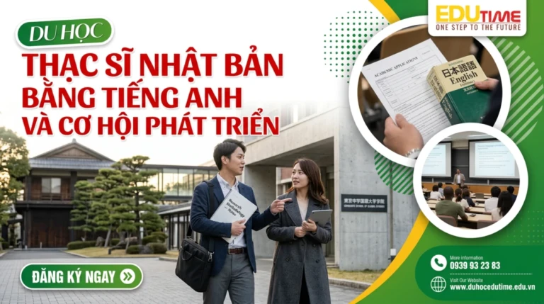 Du học thạc sĩ Nhật Bản bằng tiếng Anh và cơ hội phát triển