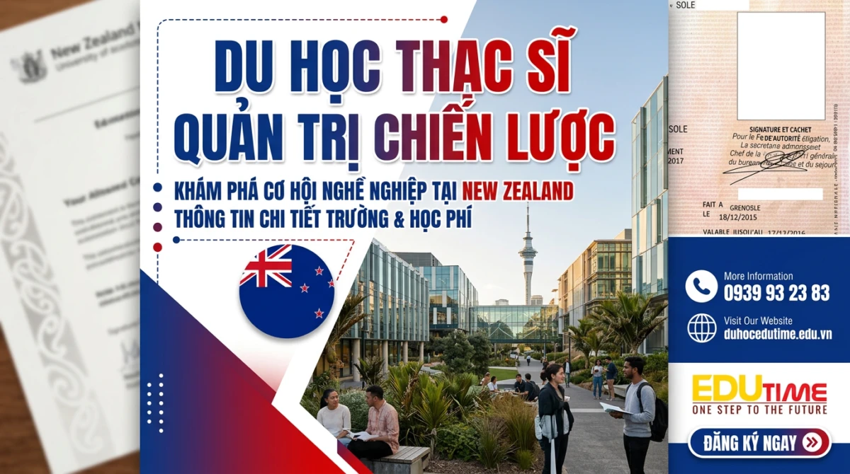 Du học Thạc sĩ Quản trị chiến lược tại New Zealand
