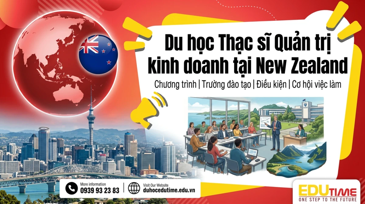 Du học Thạc sĩ Quản trị kinh doanh tại New Zealand