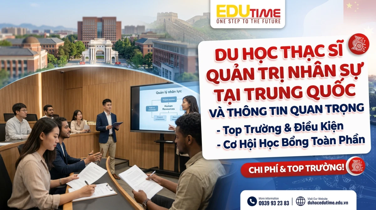 Du học Thạc sĩ Quản trị nhân sự tại Trung Quốc và thông tin quan trọng