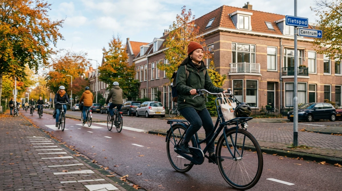 Phương tiện xe đạp và hệ thống giao thông công cộng phổ biến với du học sinh - Du học The Hague