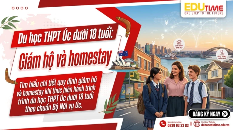 Du học THPT Úc dưới 18 tuổi: Giám hộ và homestay