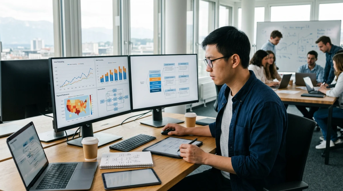 Ứng dụng thực tế của mô hình phân tích dữ liệu trong doanh nghiệp - Du học Thụy Sĩ ngành Business Analytics