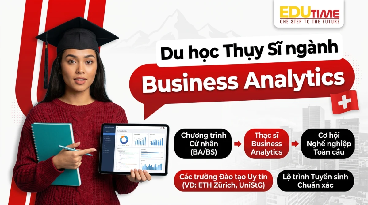Du học Thụy Sĩ ngành Business Analytics: Chương trình, trường và lộ trình