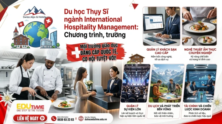 Du học Thụy Sĩ ngành International Hospitality Management: Chương trình, trường