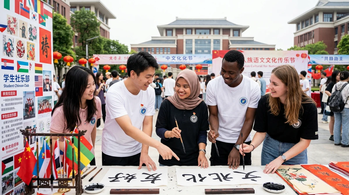 Hoạt động giao lưu văn hóa của học viên tại Nam Ninh - Du học tiếng Trung tại Nam Ninh