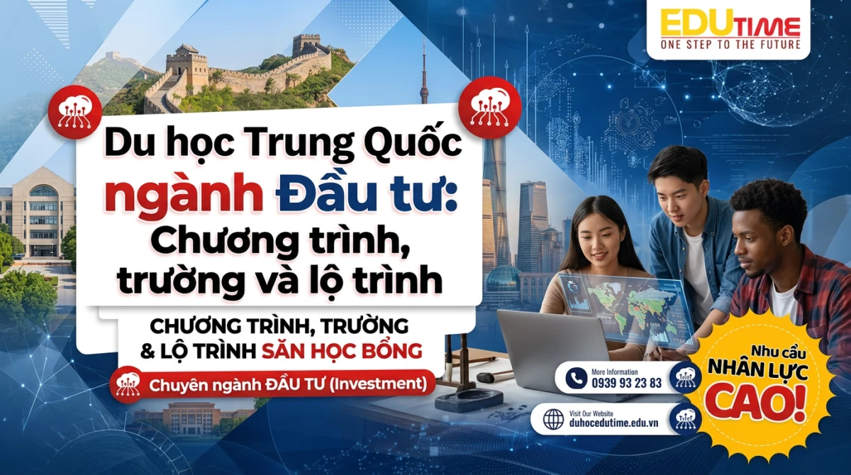 Du học Trung Quốc ngành Đầu tư: Chương trình, trường và lộ trình