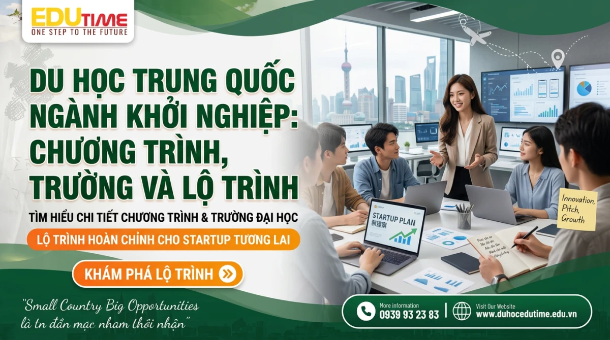 Du học Trung Quốc ngành Khởi nghiệp: Chương trình, trường và lộ trình