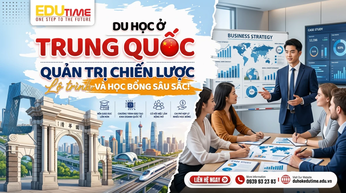 Du học Trung Quốc ngành Quản trị chiến lược: Chương trình, trường và lộ trình