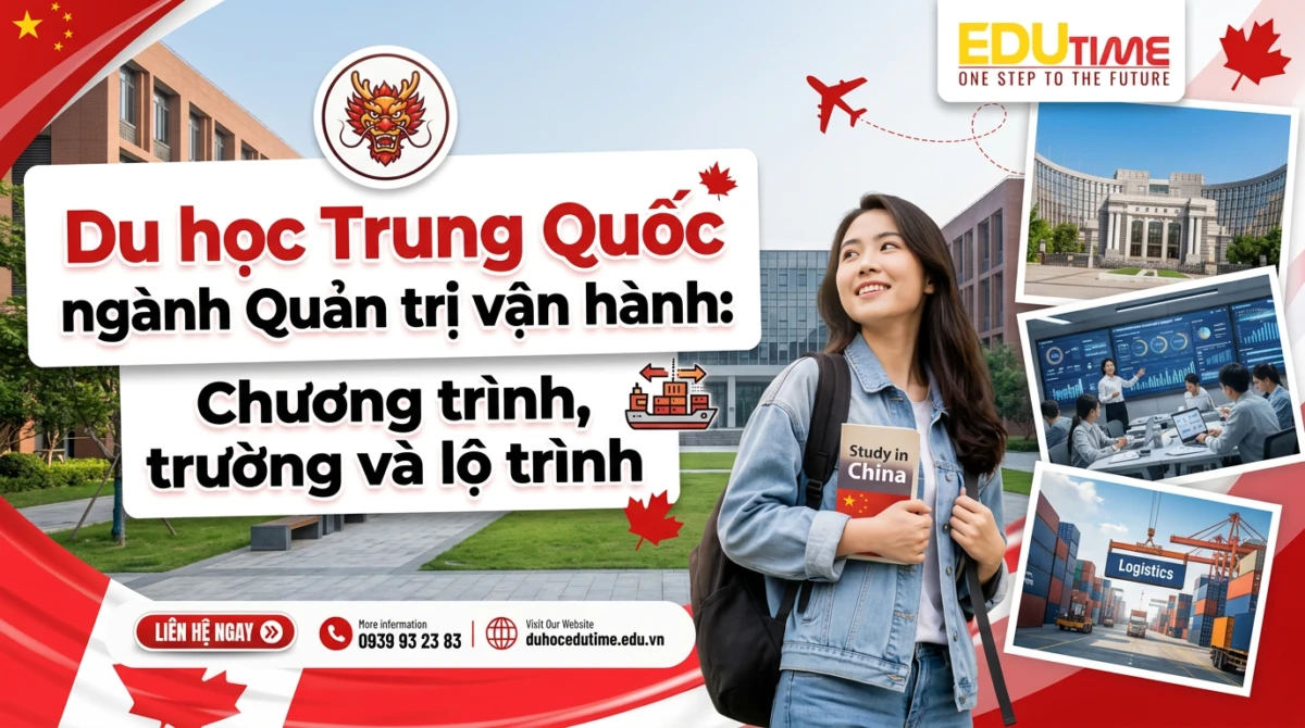 Du học Trung Quốc ngành Quản trị vận hành: Chương trình, trường và lộ trình