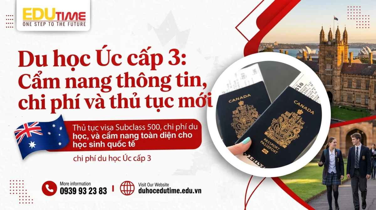 Du học úc cấp 3: Cẩm nang thông tin, chi phí và thủ tục mới nhất