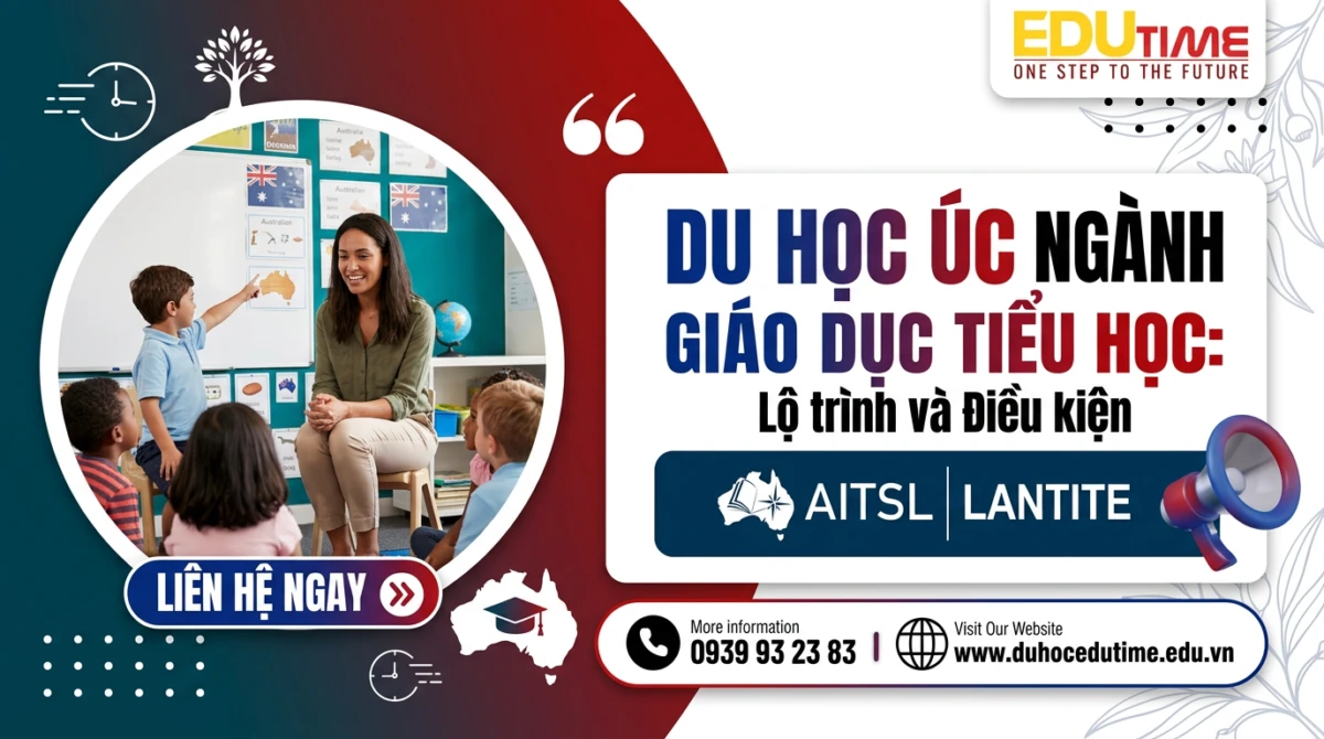 Du học Úc ngành Giáo dục Tiểu học: Lộ trình và Điều kiện