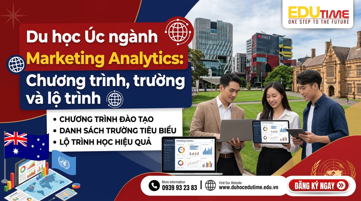Du học Úc ngành Marketing Analytics: Chương trình, trường và lộ trình