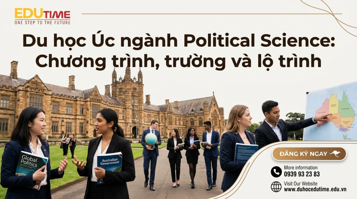 Du học Úc ngành Political Science: Chương trình, trường và lộ trình