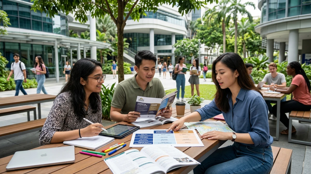 Môi trường học tập năng động tại các cơ sở giáo dục Singapore - Foundation hay Diploma Singapore