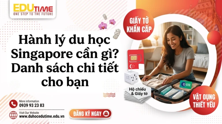 Hành lý du học Singapore cần gì? Danh sách chi tiết cho bạn