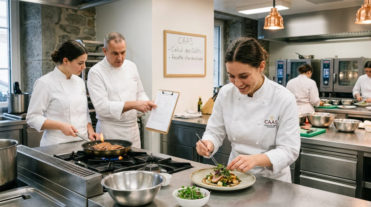 Không gian thực hành chuyên nghiệp của sinh viên tại trường CAAS Thụy Sĩ - Học bổng Culinary Arts Academy Switzerland (CAAS) Thụy Sĩ