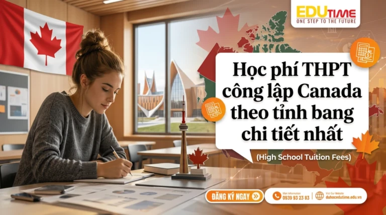 Học phí THPT công lập Canada theo tỉnh bang chi tiết nhất