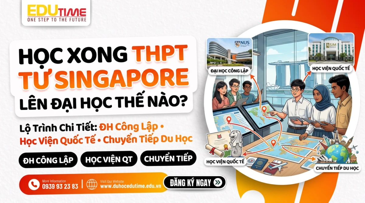 Học xong THPT tư Singapore lên đại học thế nào?