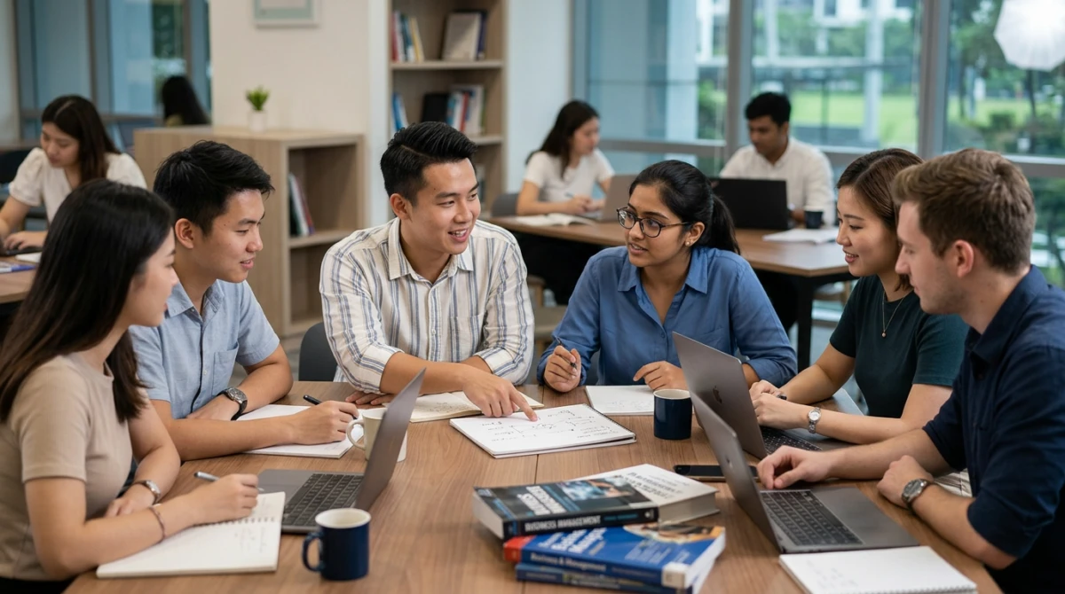 Các học viện tư thục tại Singapore cung cấp chương trình liên kết cấp bằng quốc tế linh hoạt. - Học xong THPT tư Singapore lên đại học thế nào