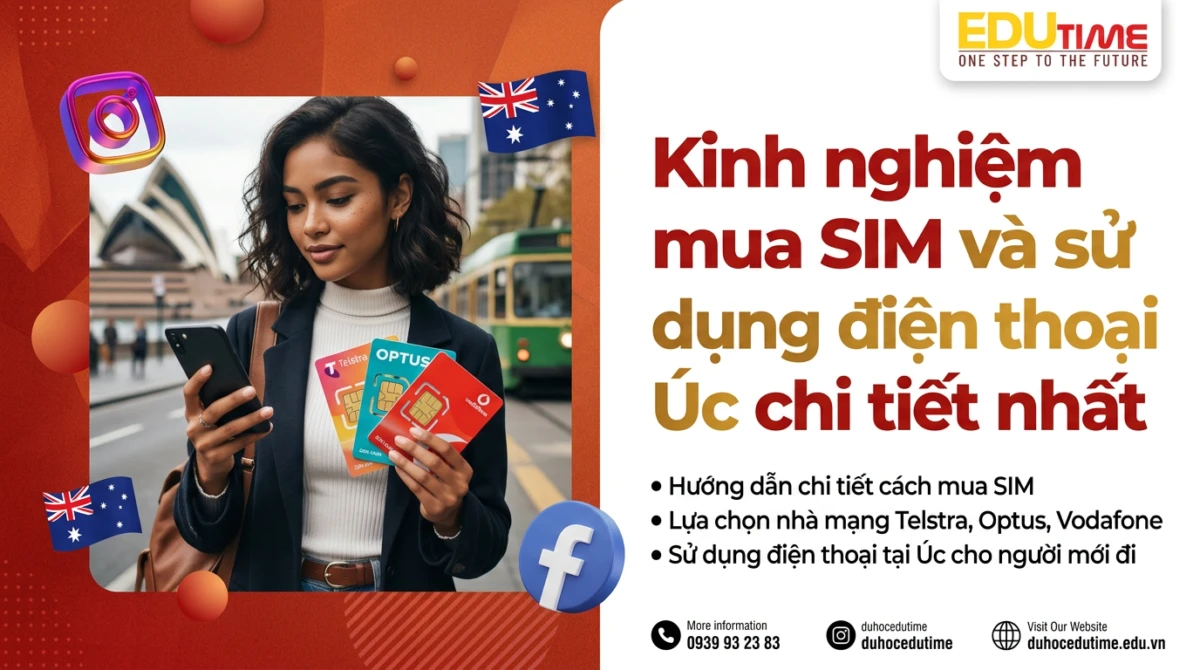 Kinh Nghiệm Mua Sim Và Sử Dụng điện Thoại Tại Úc Chi Tiết Nhất