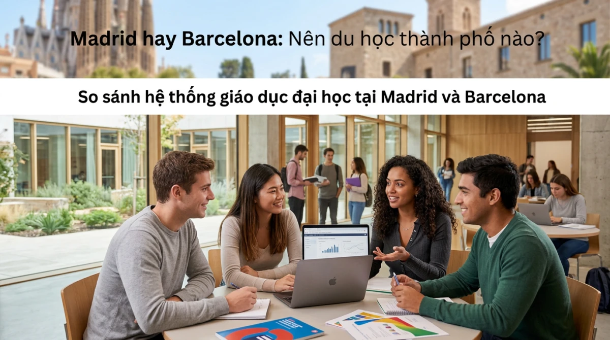 Madrid hay Barcelona: Nên du học thành phố nào? 2 Barcelona thu hút đông đảo sinh viên quốc tế nhờ môi trường học tập cởi mở và năng động. - Madrid hay Barcelona: Nên du học thành phố nào?