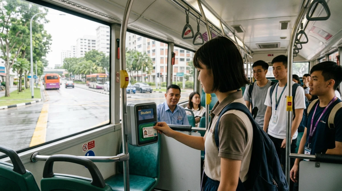 Xe buýt công cộng tại Singapore là phương tiện kết nối linh hoạt đến các khu dân cư và trường học - MRT và bus cho du học sinh Singapore