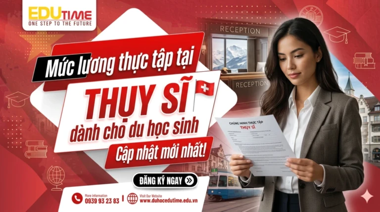 Mức lương thực tập tại Thụy Sĩ dành cho du học sinh