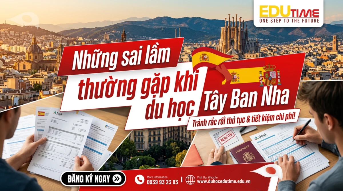 Những sai lầm thường gặp khi chuẩn bị du học Tây Ban Nha