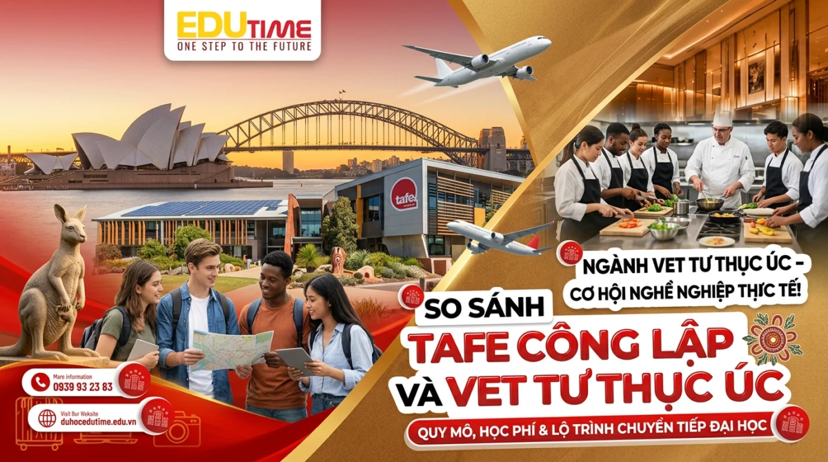 So sánh TAFE công lập và VET tư thục Úc